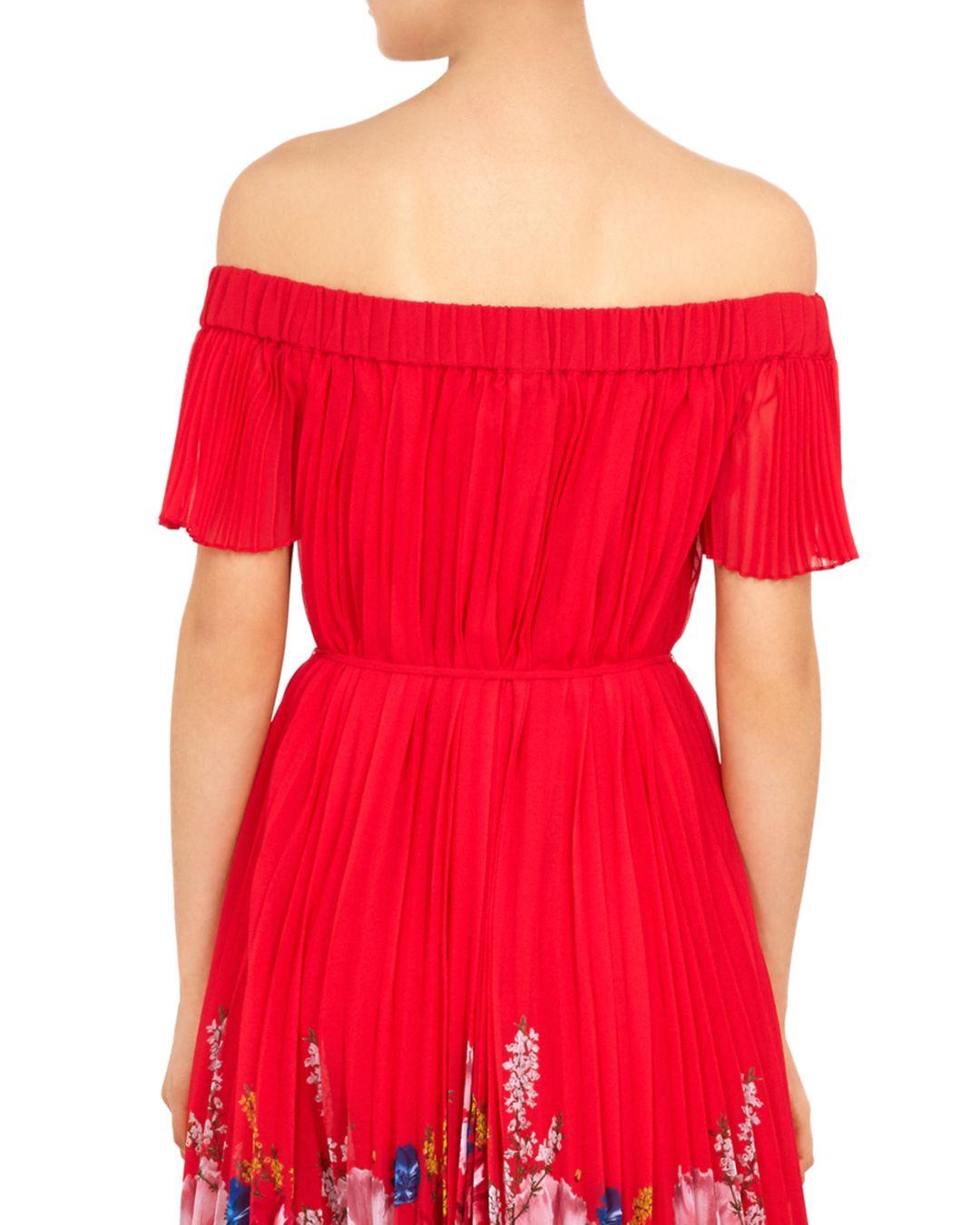 gillyy berry sundae bardot dress