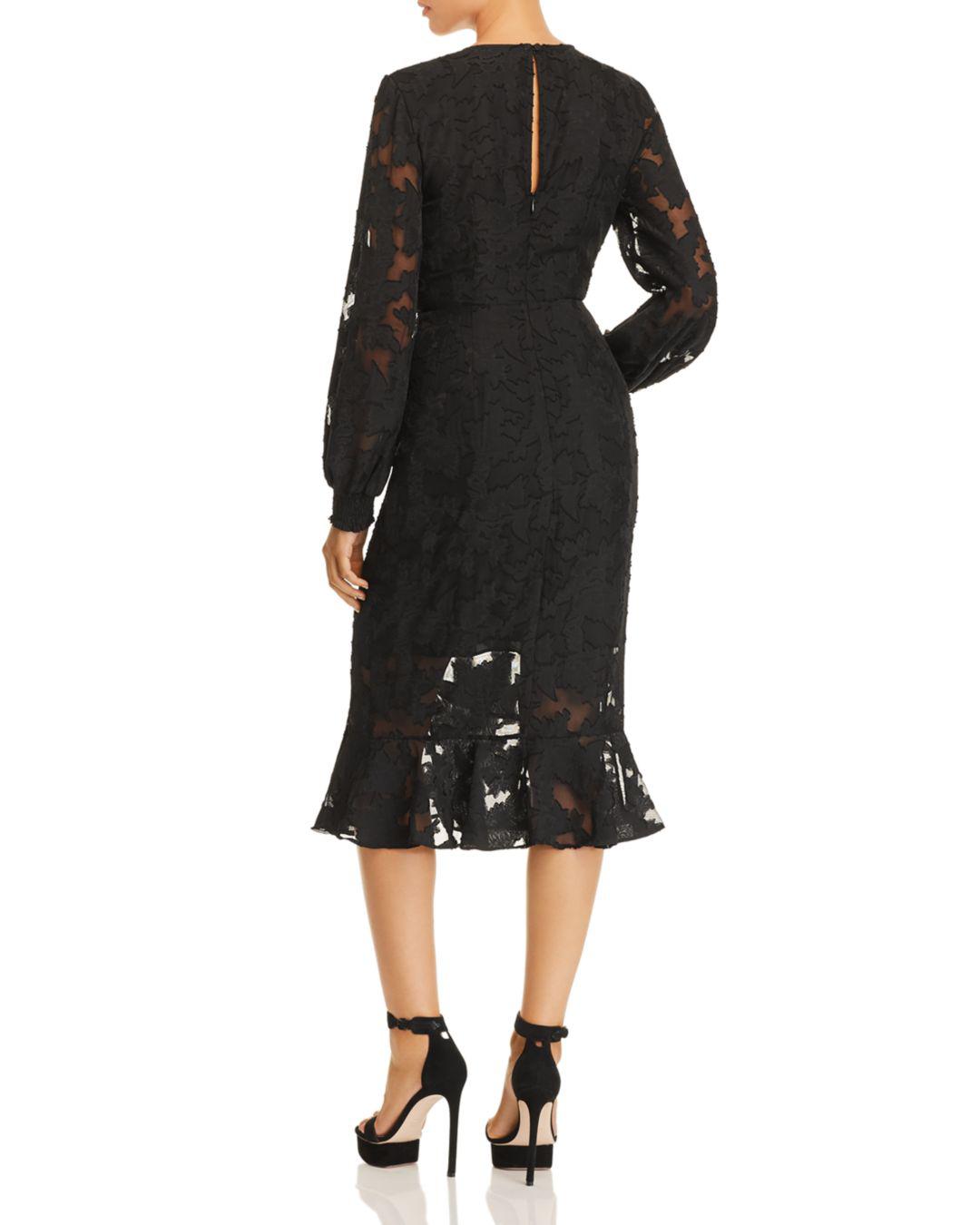 jacquard dress midi