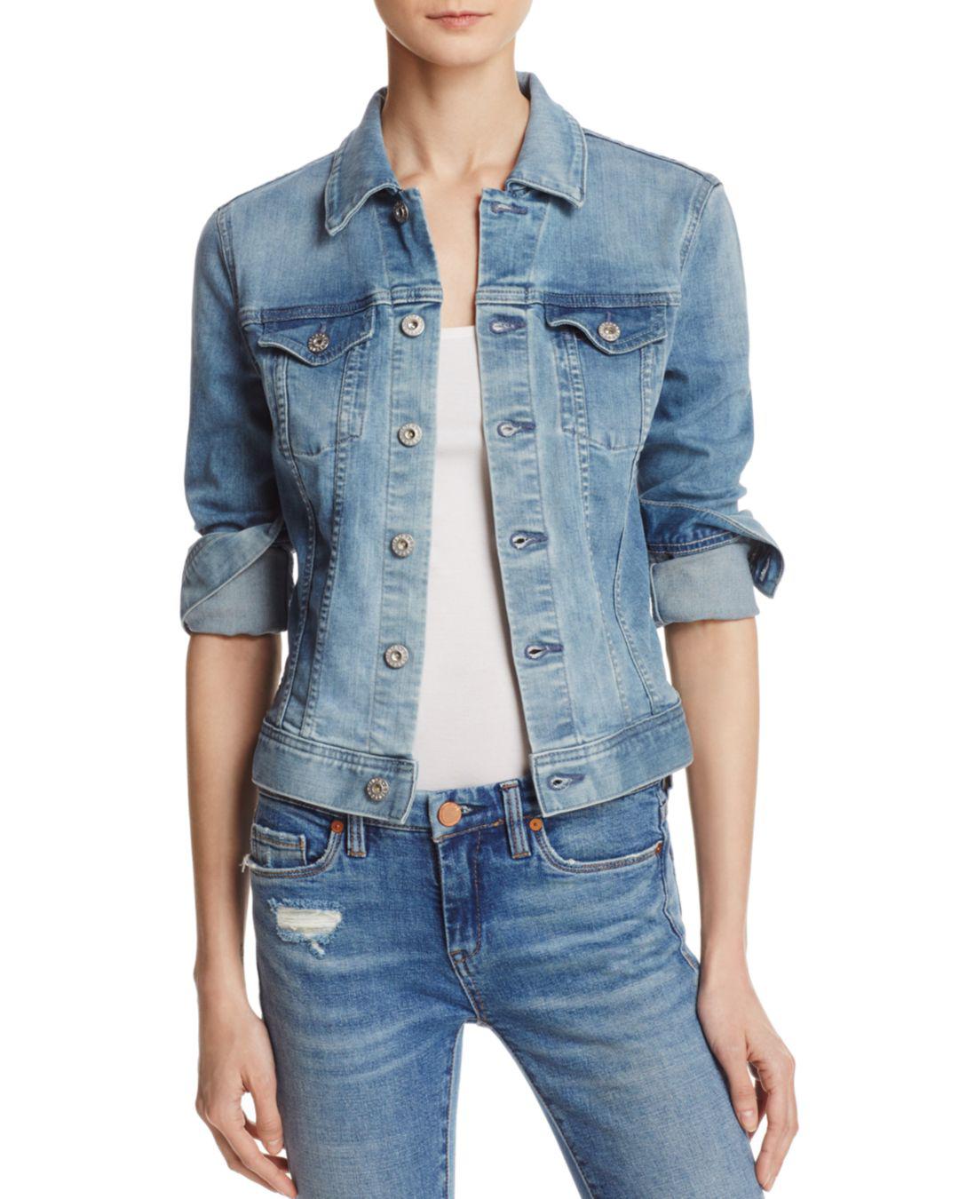 AG Jeans Robyn Denim Jacket In Streamside in Blue Lyst