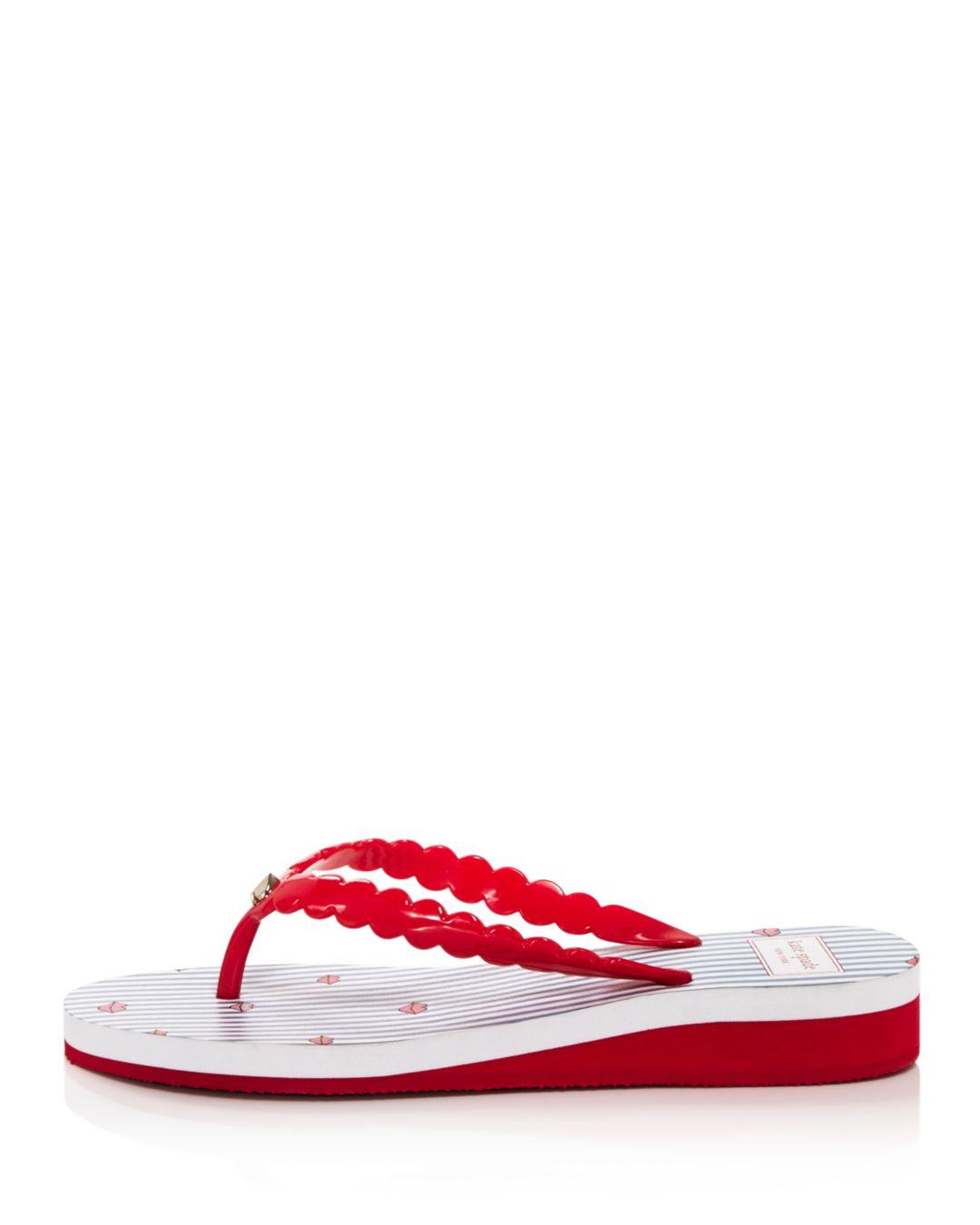 kate spade platform flip flops