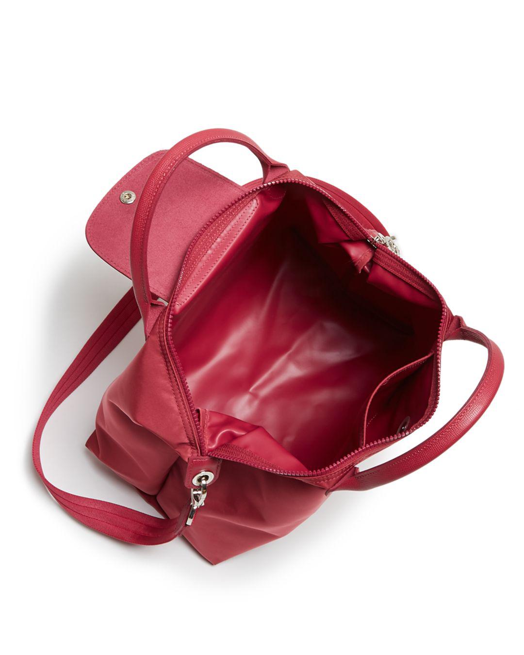 Longchamp Le Pliage Neo Medium Tote in Red | Lyst