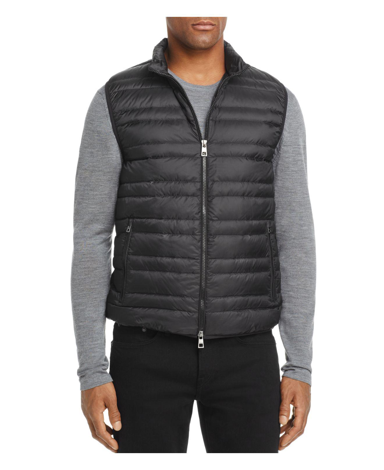 Michael Kors Channelquilted Vest in Black for Men Lyst