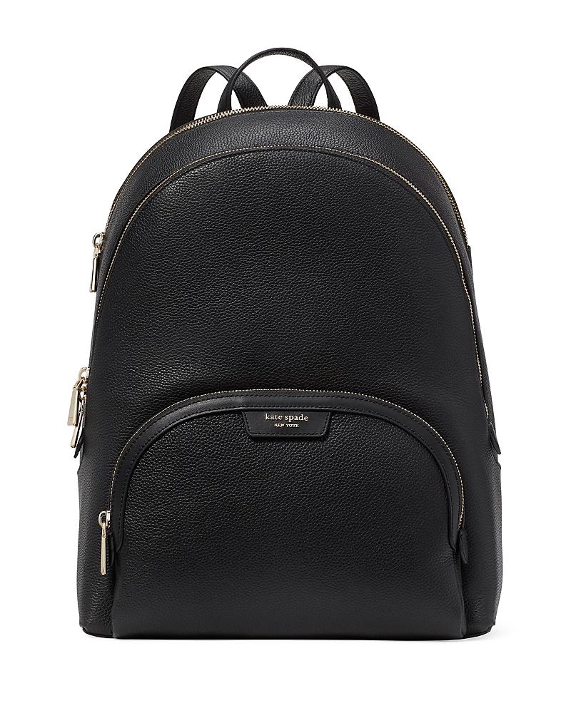 Kate Spade Hudson Large Pebbled Leather Backpack in Black | Lyst display picture 1