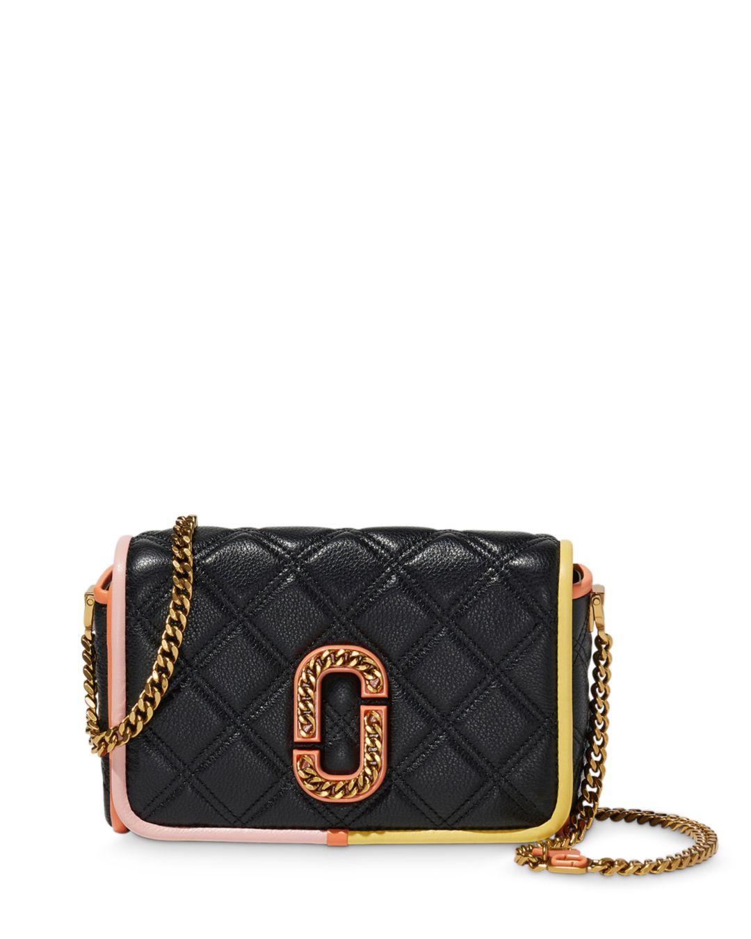 marc jacobs flap leather shoulder bag