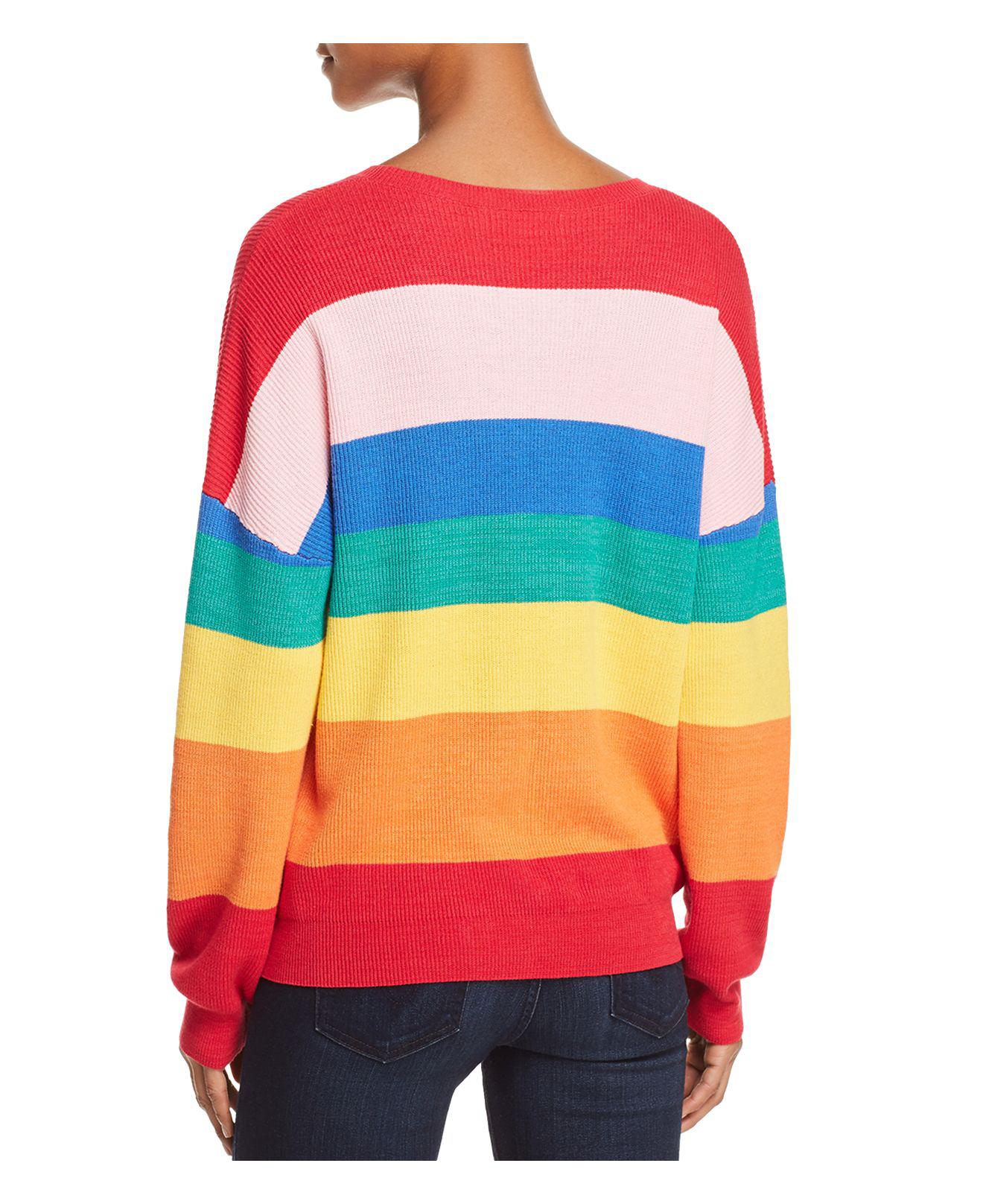 honey punch rainbow sweater