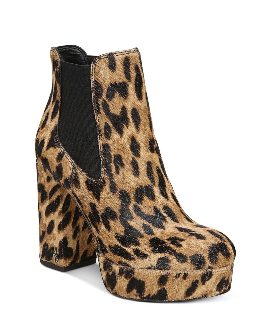sam edelman petty leopard booties