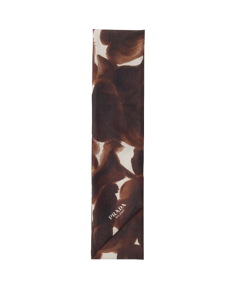 スカーフ PRADA SAND SILK BLEND SCARF Prada Sand Silk Blend Scarf | italist