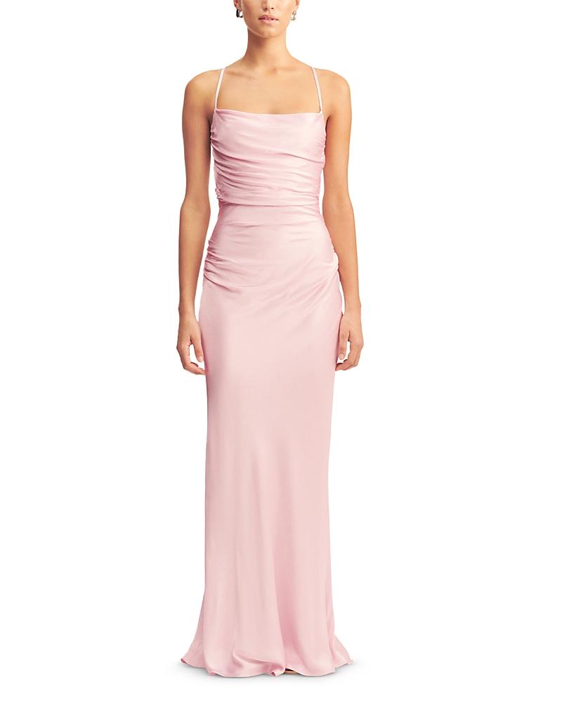 shona joy dress pink Campbell Square Neck Maxi Dress | Vivid Pink | Dresses