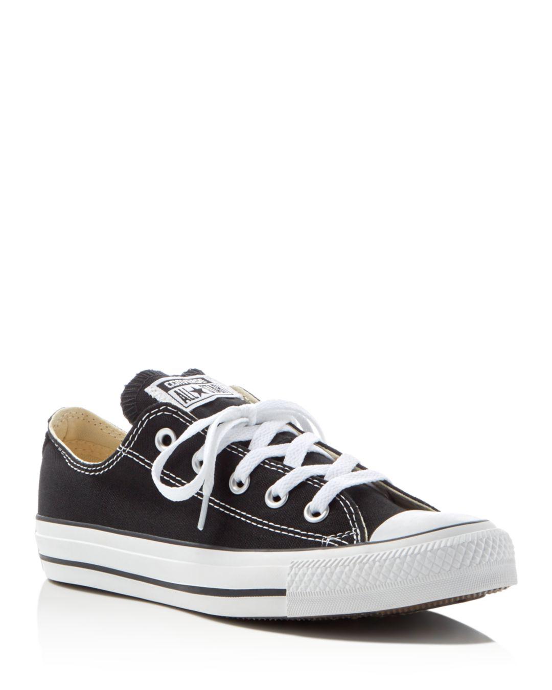 black lace up converse