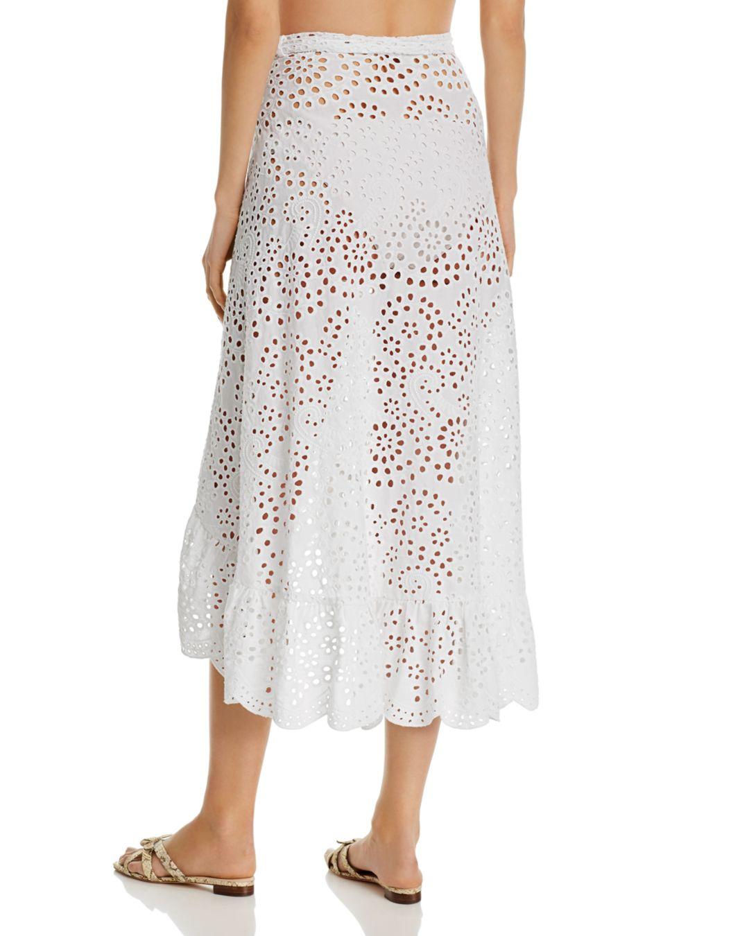 white wrap skirt womens