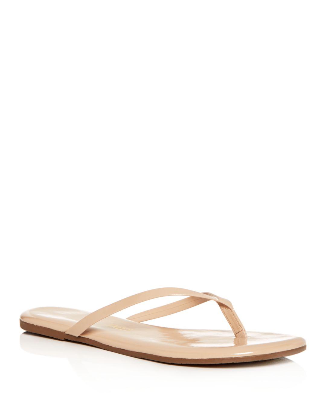 TKEES Women's Glosses Patent Leather Flip - Flops - Lyst
