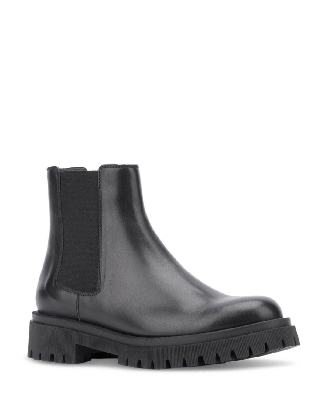 Aquatalia Olessa Pull On Chelsea Boots in Black | Lyst