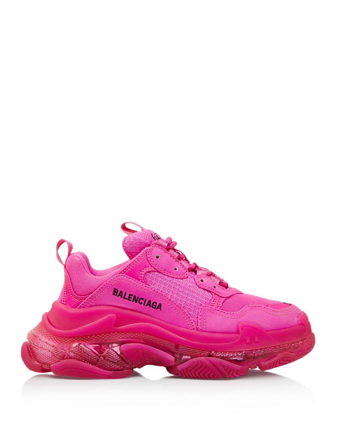 Balenciaga Triple S Sneaker in Pink - Save 60% | Lyst