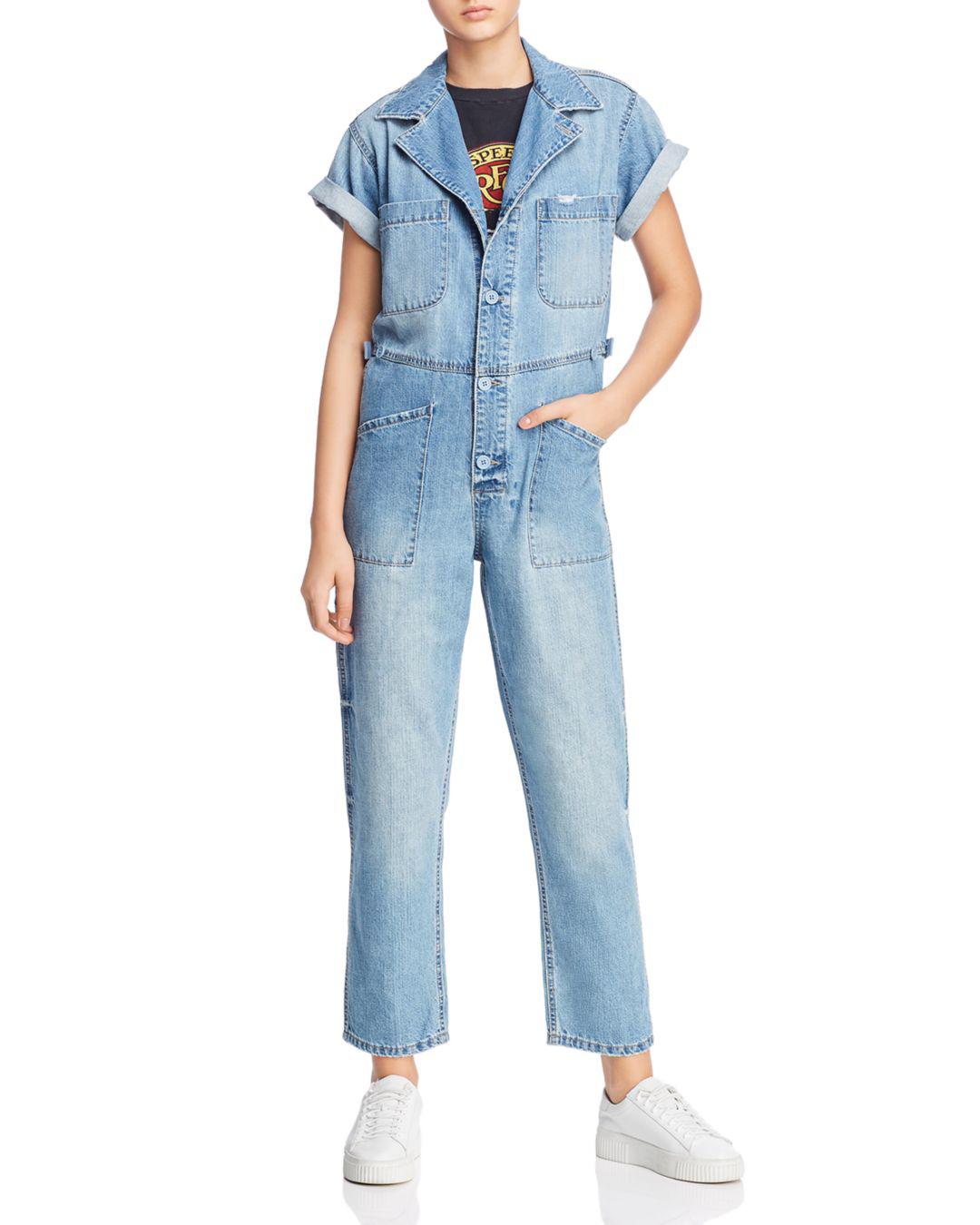 Pistola Grover Denim Field Jumpsuit in Blue - Lyst