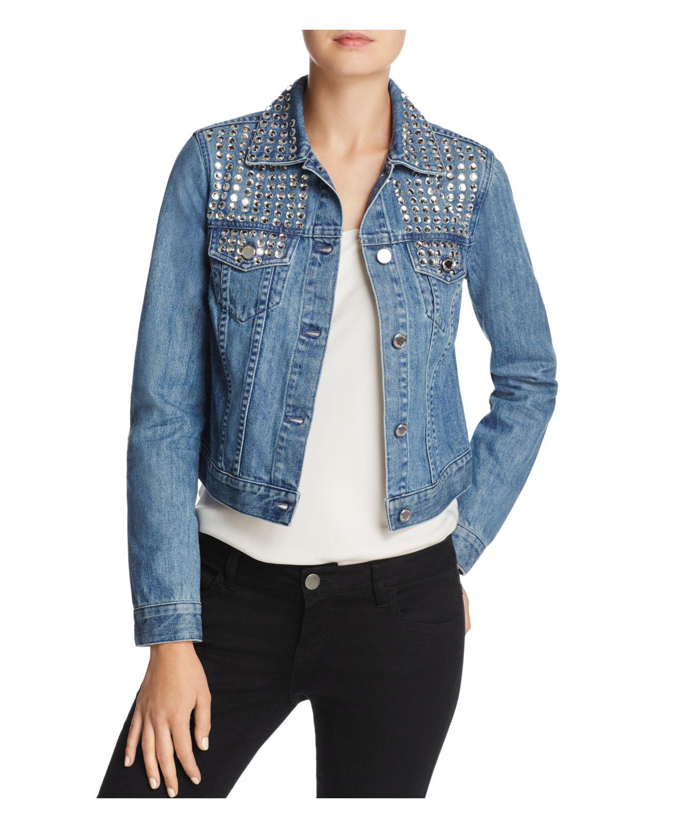 embellished jean jacket
