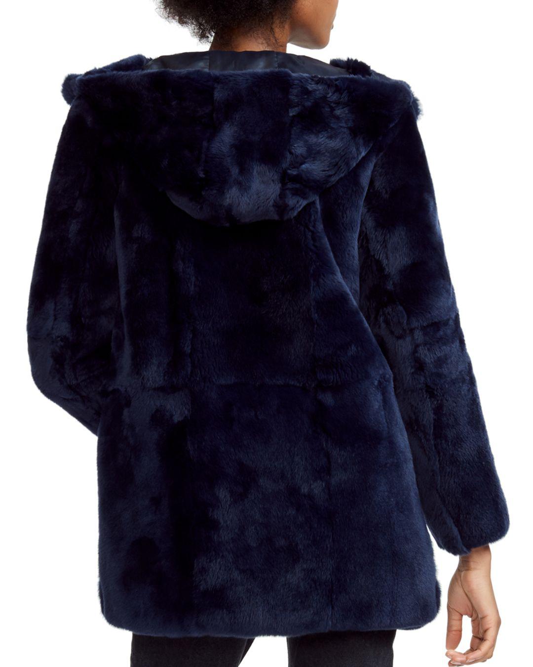 rabbit fur parka