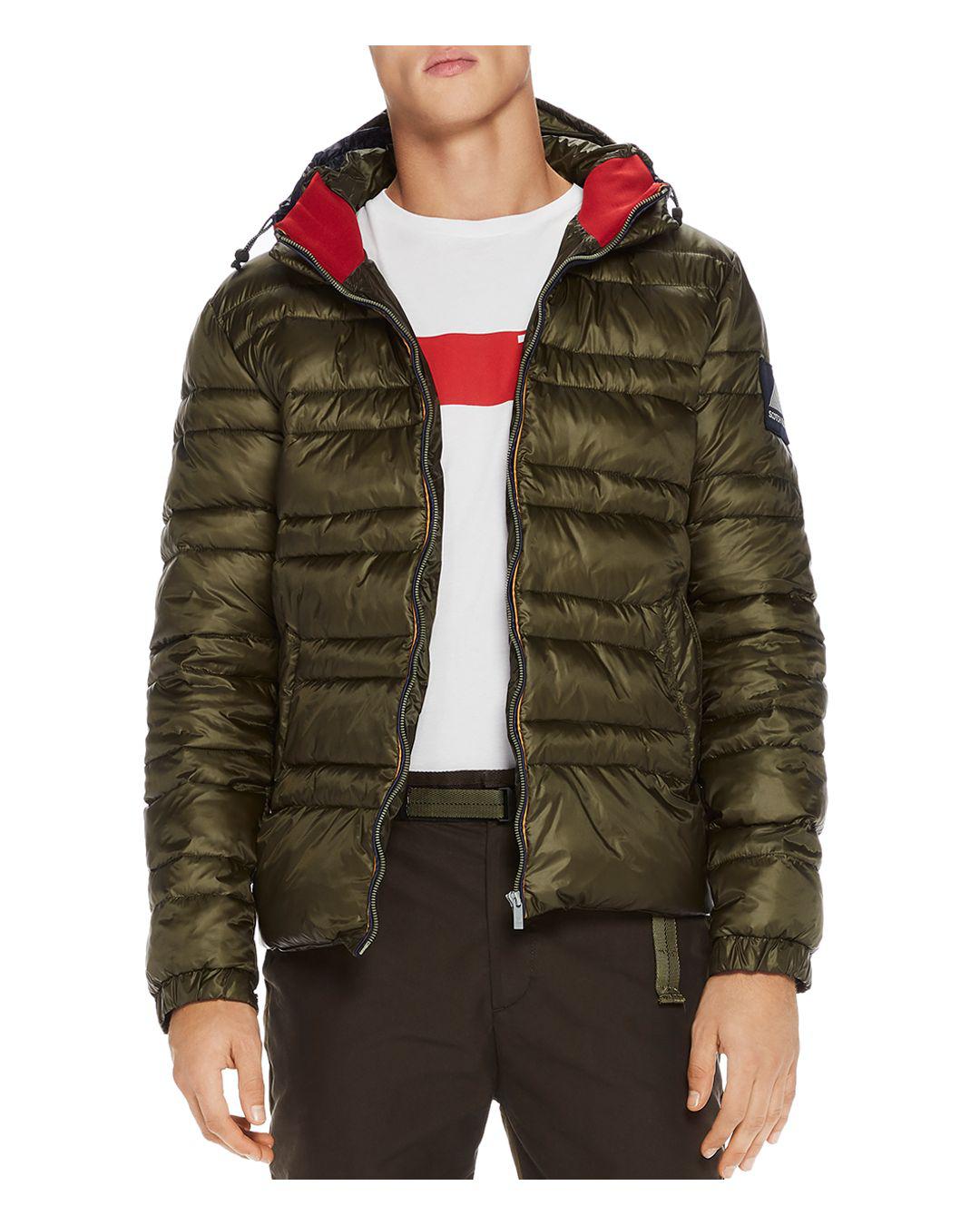 Scotch & Soda Quilted Primaloft® Puffer Jacket in Army (Green) for Men -  Lyst