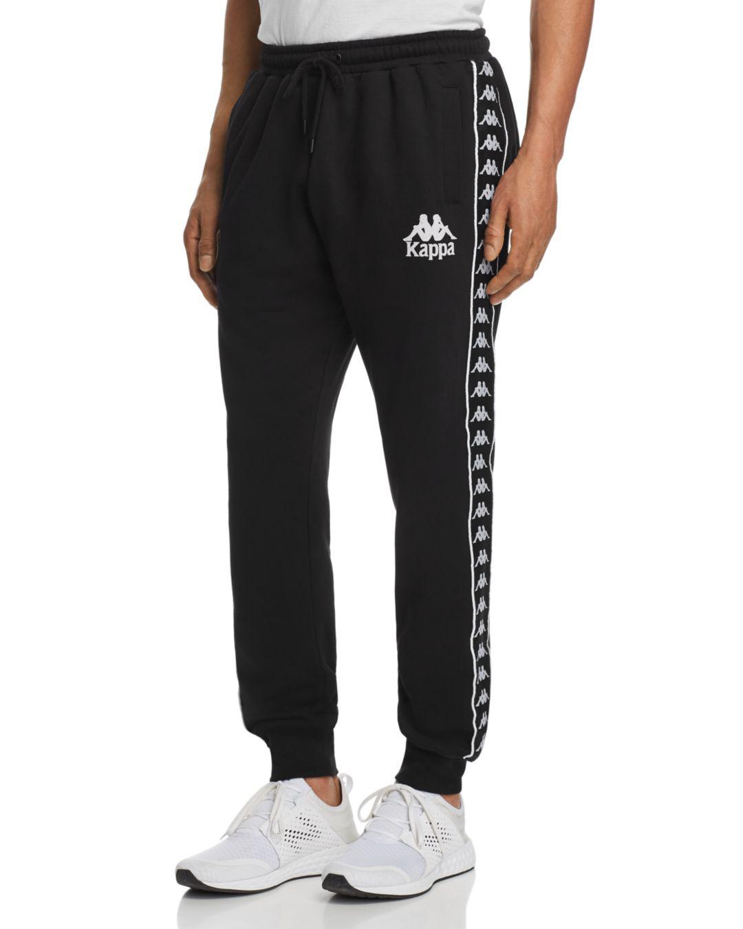 Zorg Lao congestie Kappa Lucio Jogger Sweatpants in Black for Men | Lyst