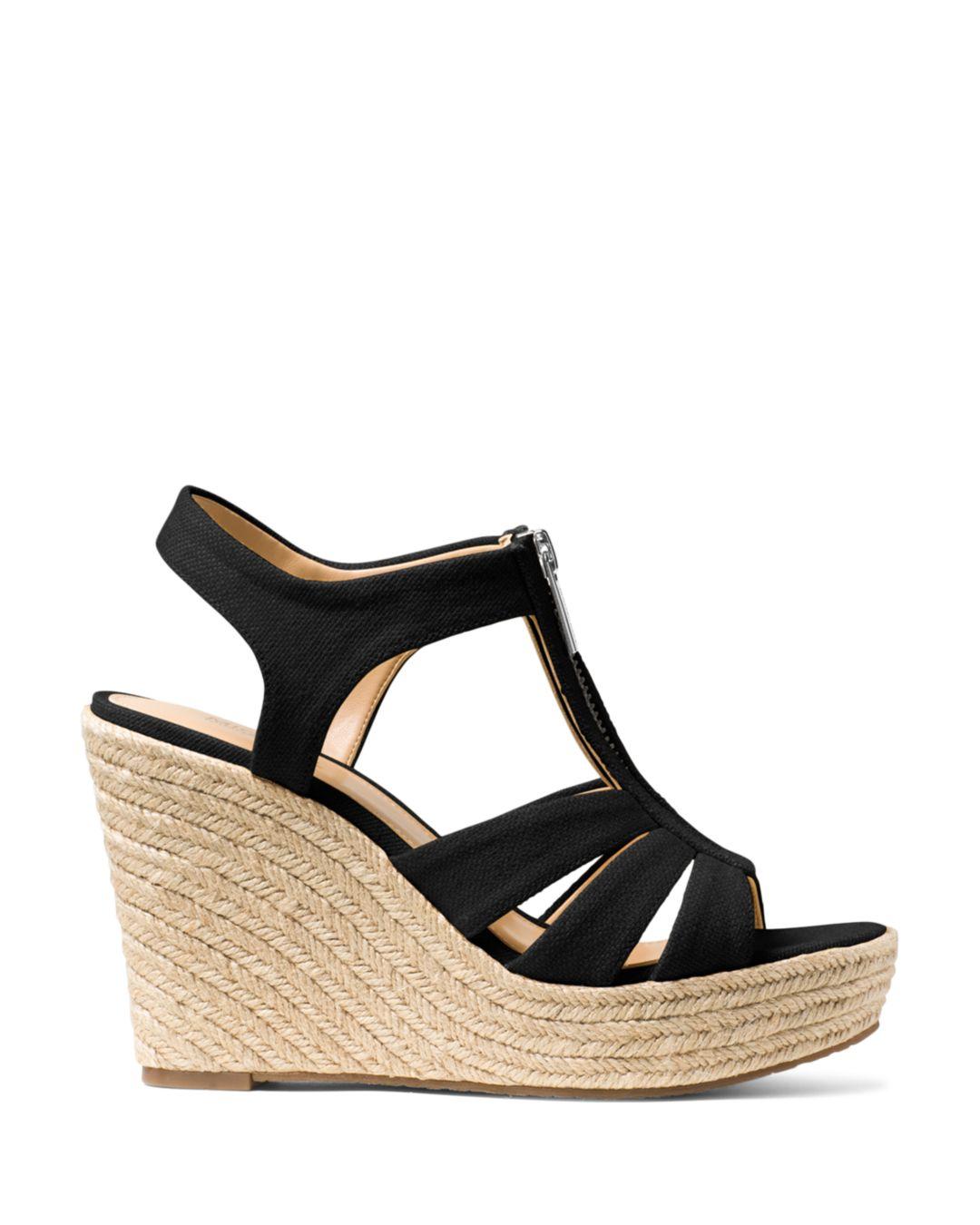 michael michael kors berkley espadrille wedge sandals