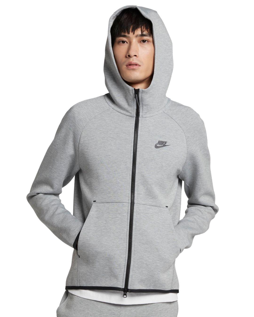 Nike Tech Fleece Full-zip Hoodie in Gray for Men Lyst - Main Image
