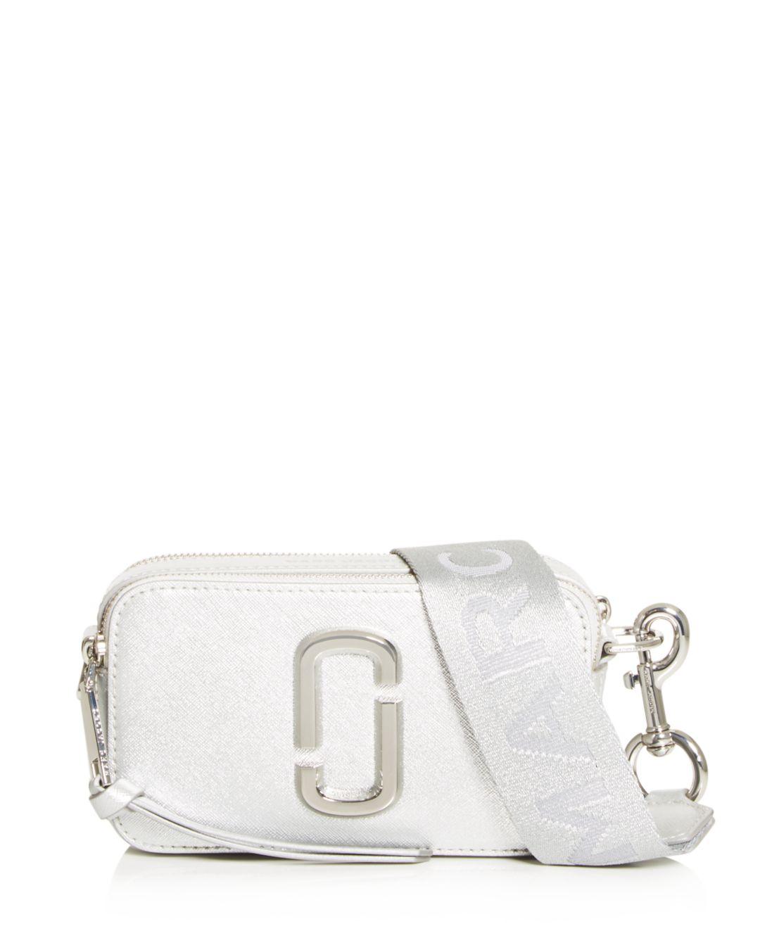 marc jacobs silver camera bag