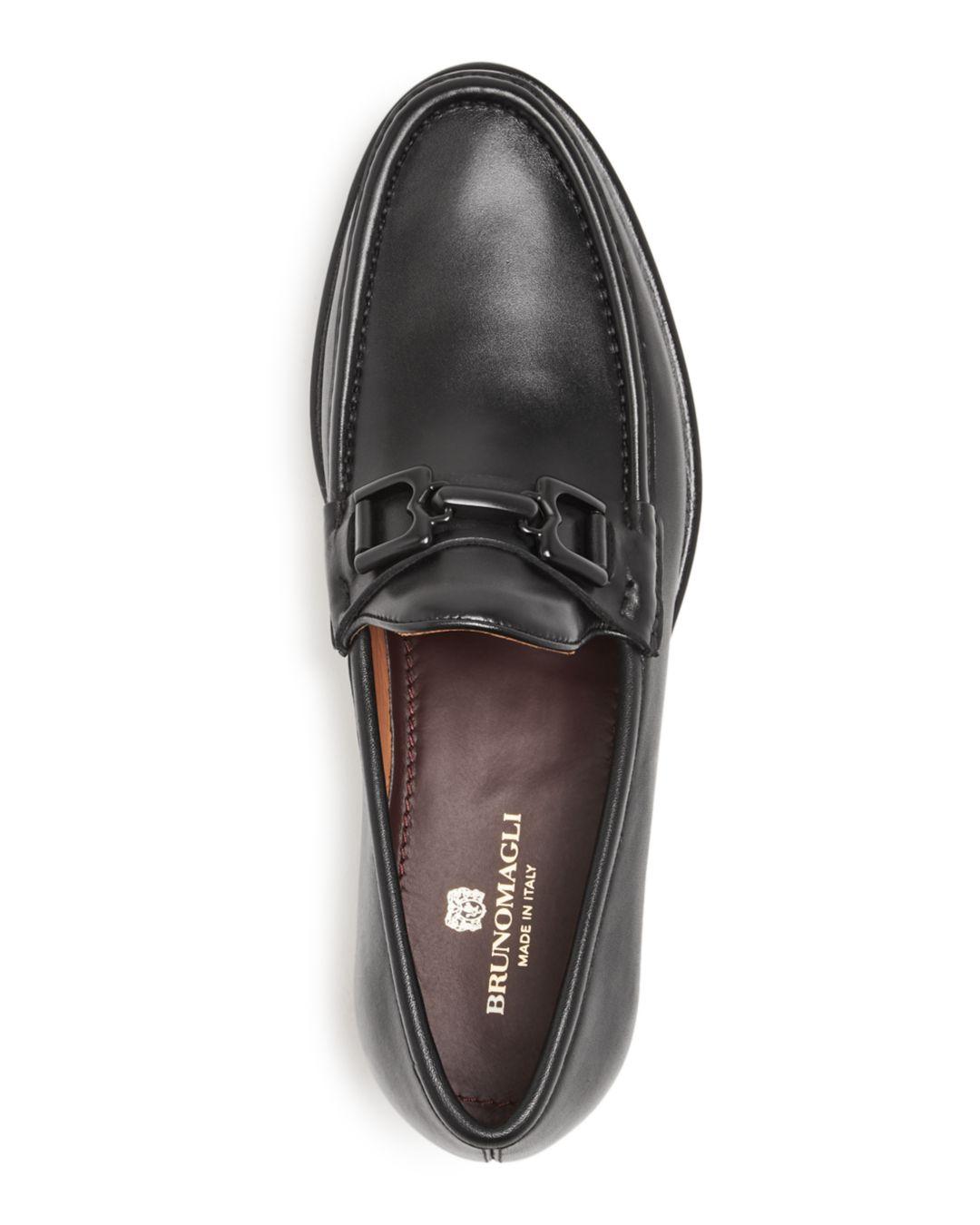 bruno magli black loafers