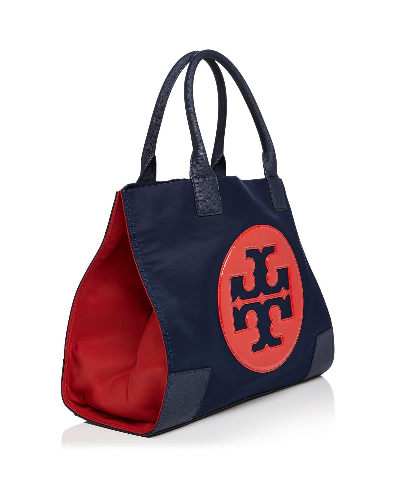 royal blue tory burch purse