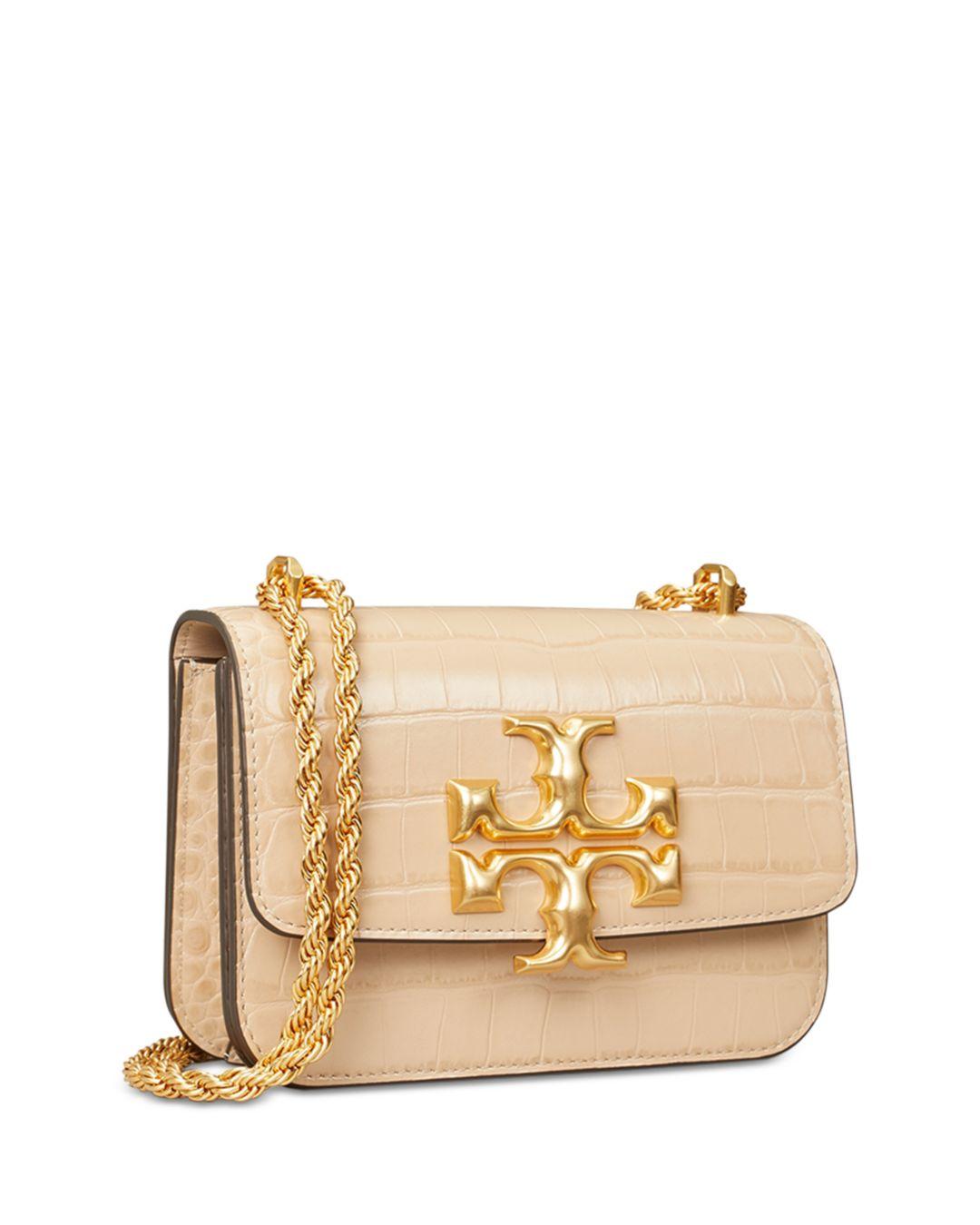 Tory Burch Eleanor Small Bag in Natural | Lyst