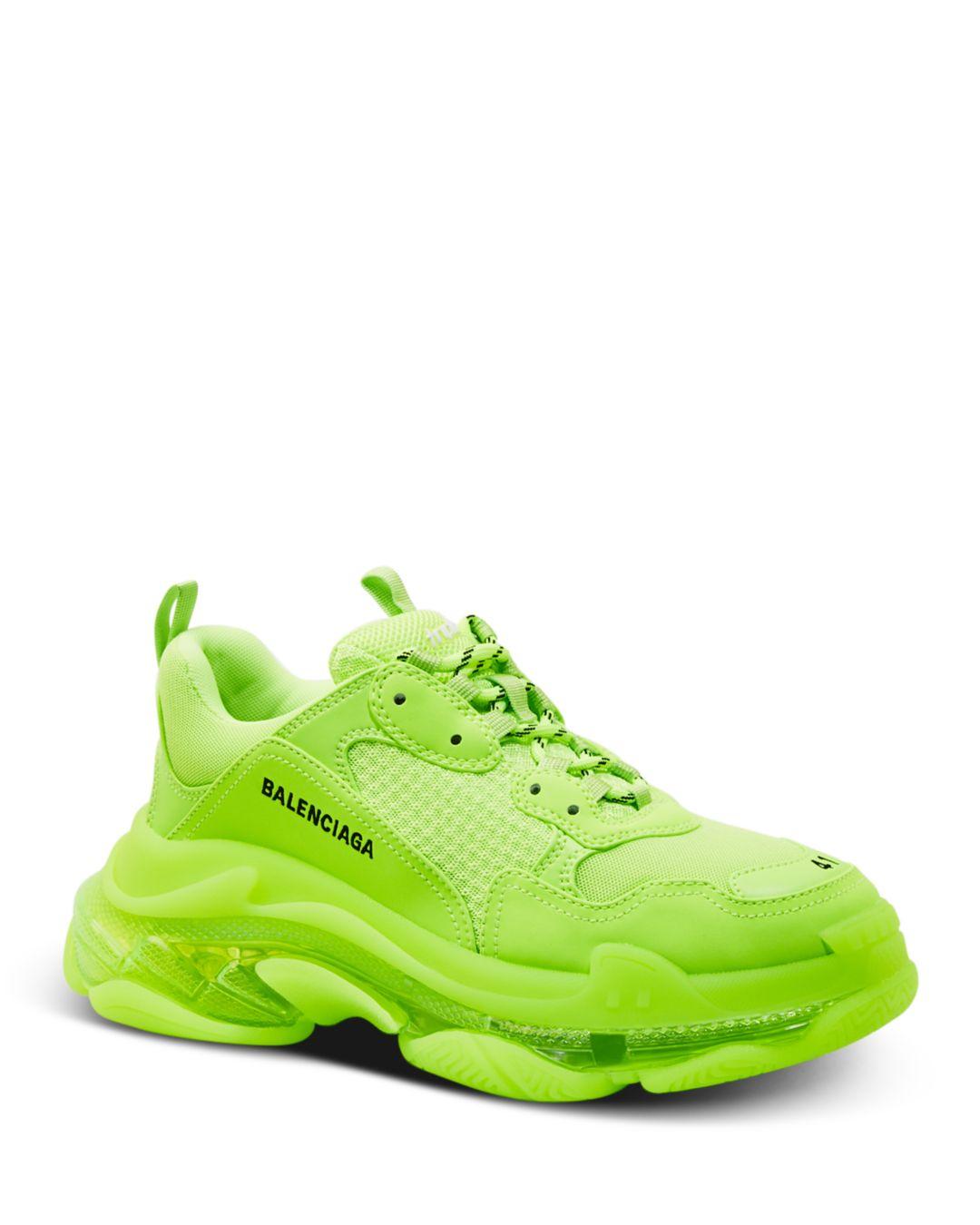 balenciaga runners yellow sole