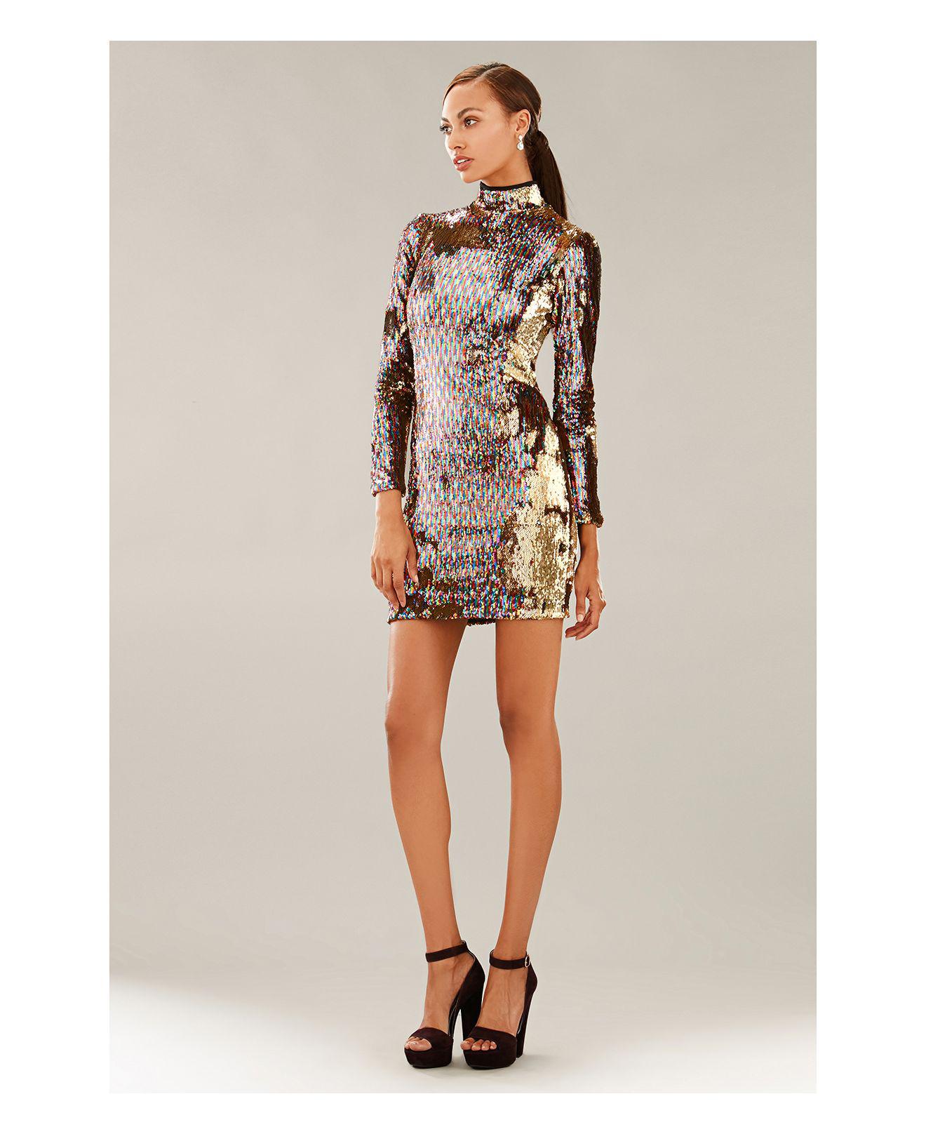 dress the population sequin dress