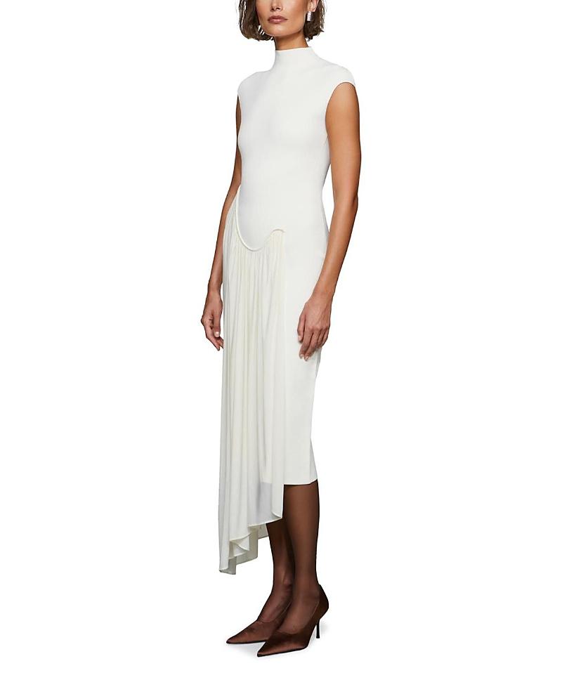 handmade knit dress Ribbed Knit Midi Sweater Dress in Walnut