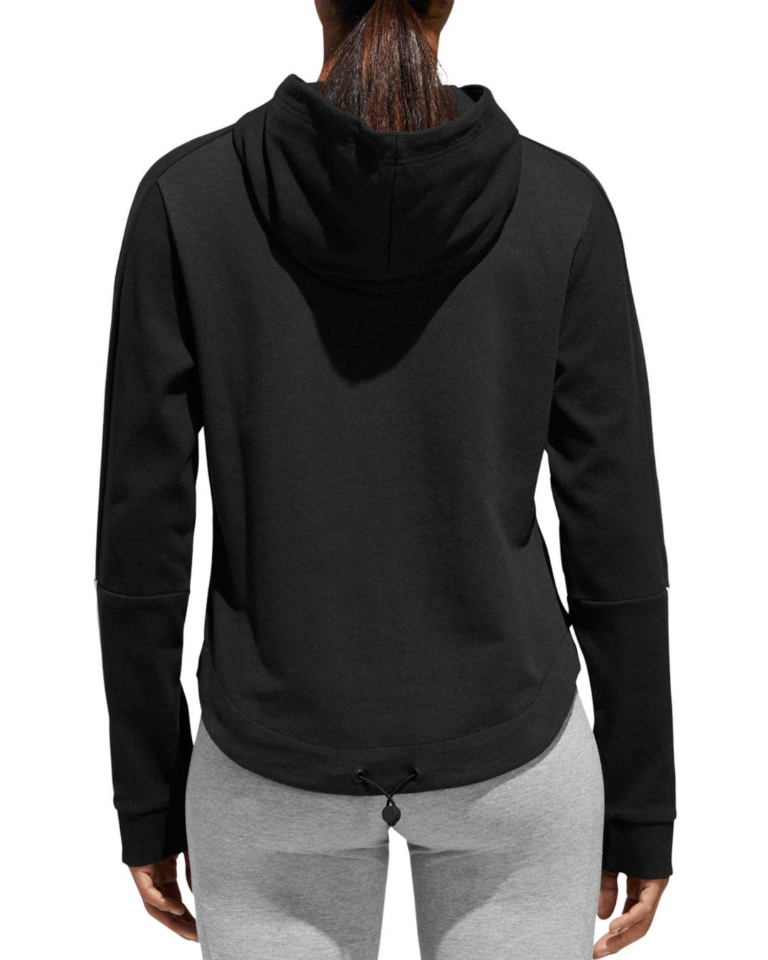 high low hooded sweatshirt