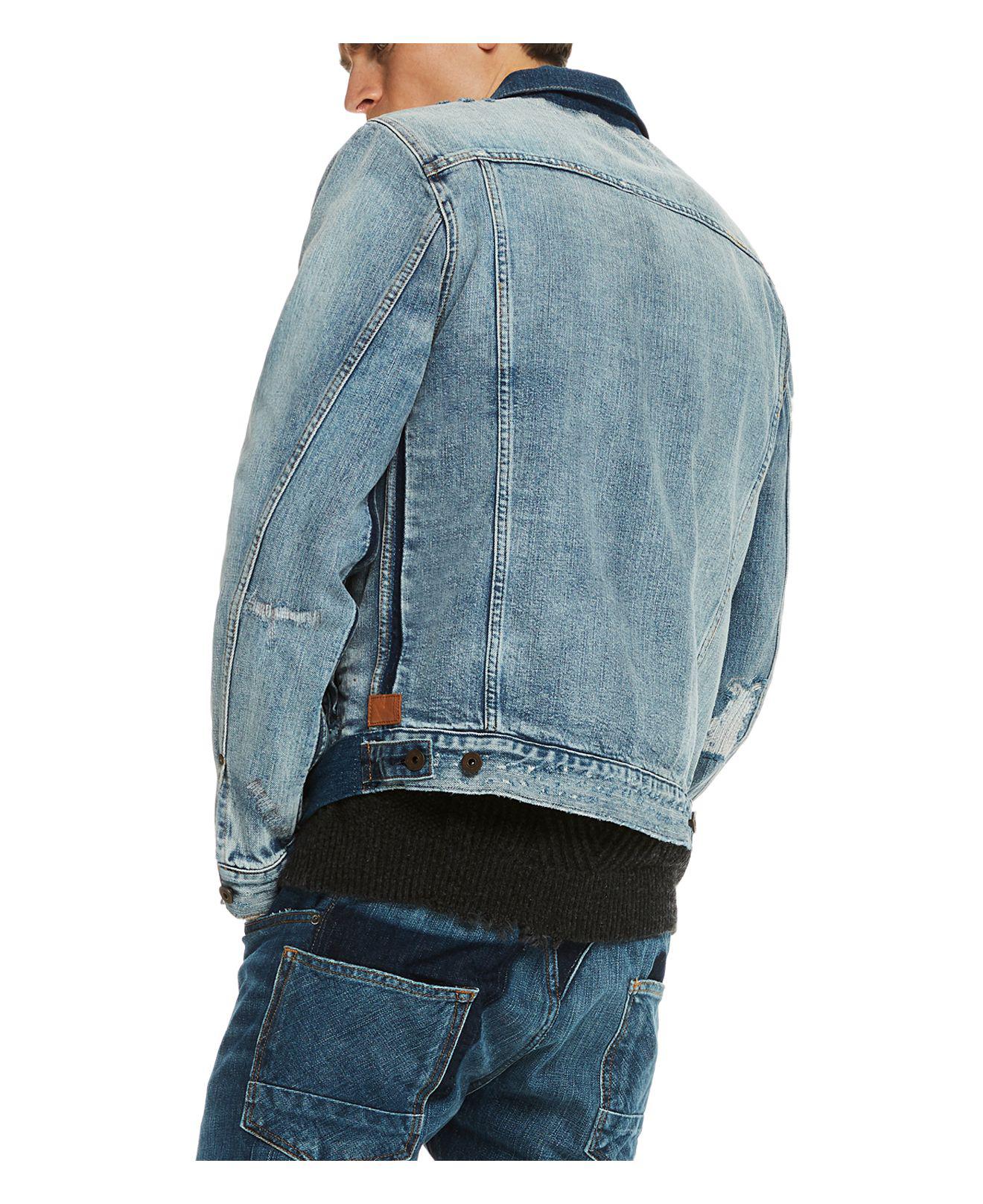 Soda Heroes Distressed Denim Jacket 