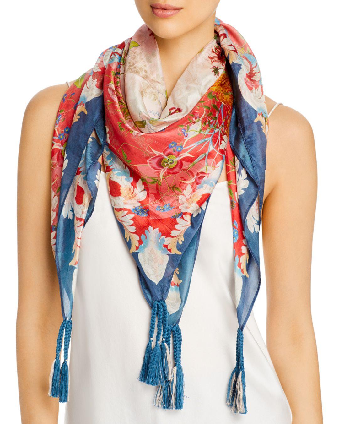 johnny was silk scarves