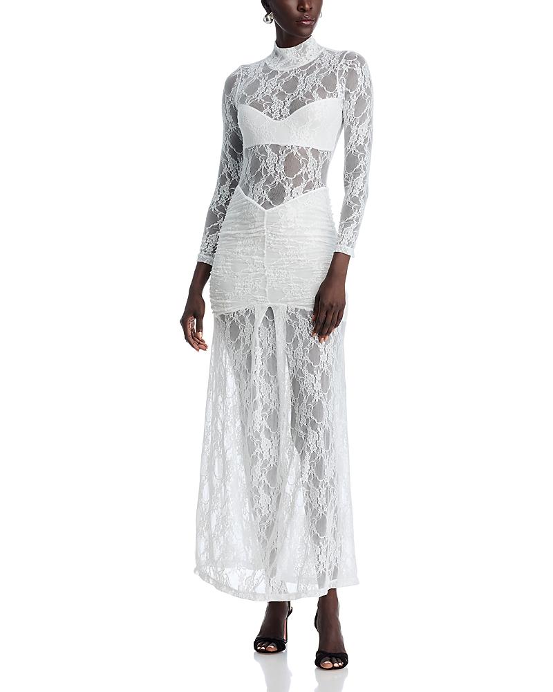 Nightcap Drop Wait Lace Maxi Dress in White | Lyst Nightcap Drop Wait Lace Maxi Dress in White | Lyst