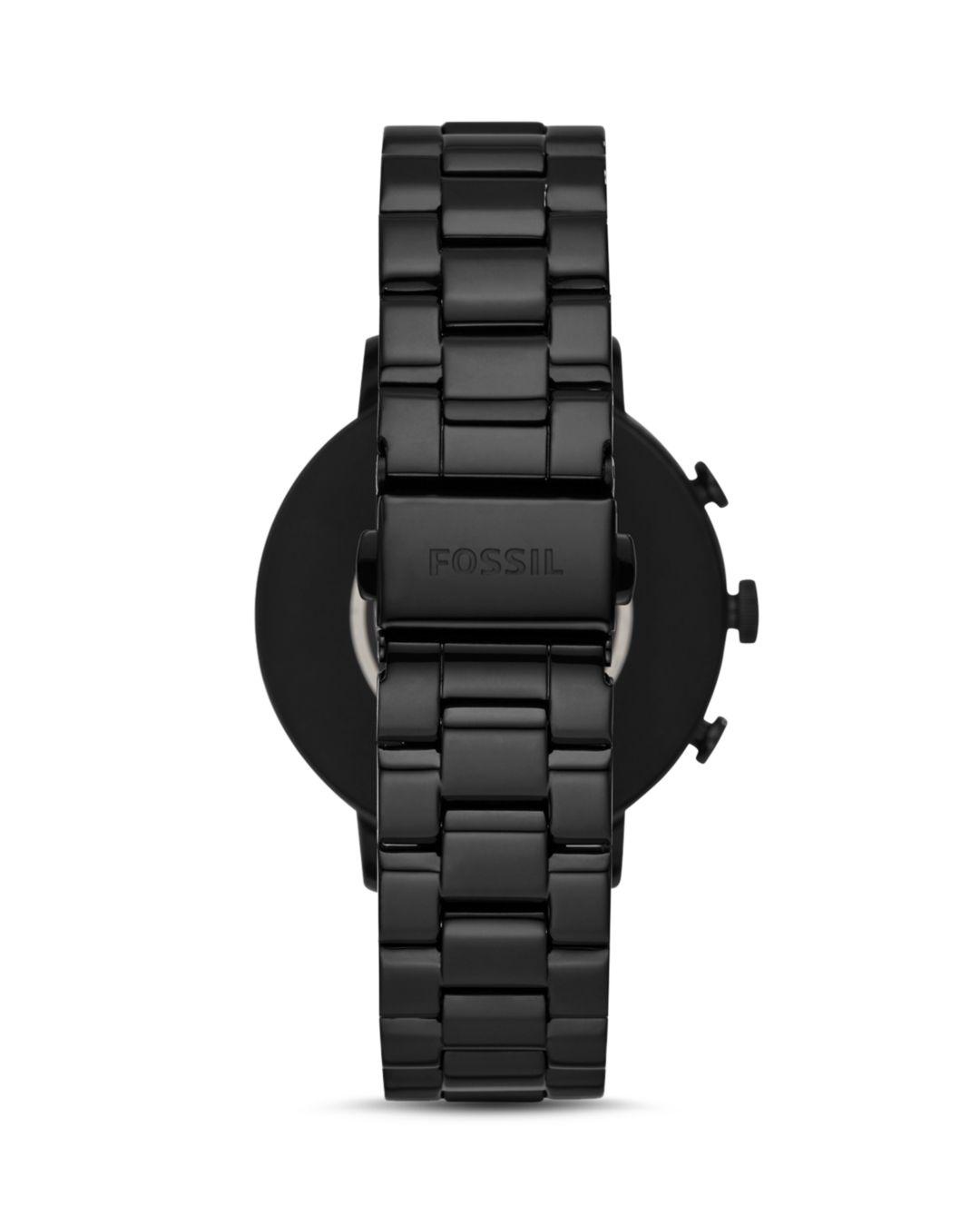 fossil venture black dial