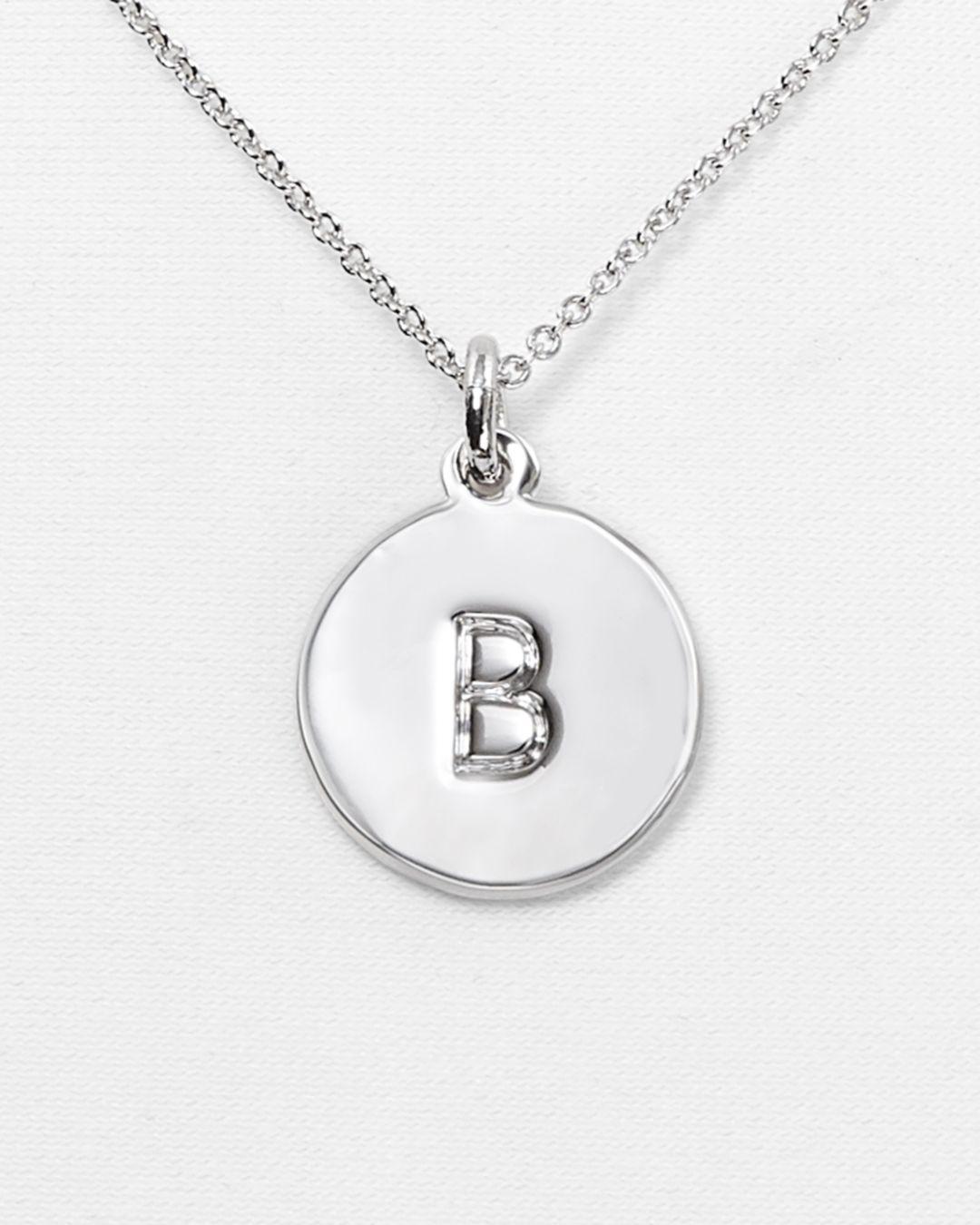 Kate Spade One In A Million Initial Pendant Necklace in b 