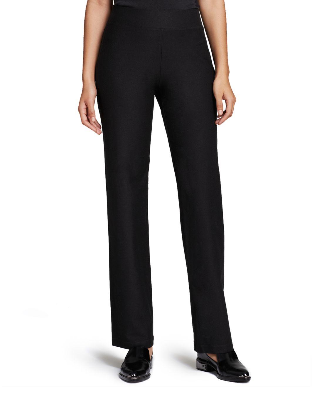 Eileen Fisher Synthetic Eileen Fisher System Stretch - Crepe Straight ...