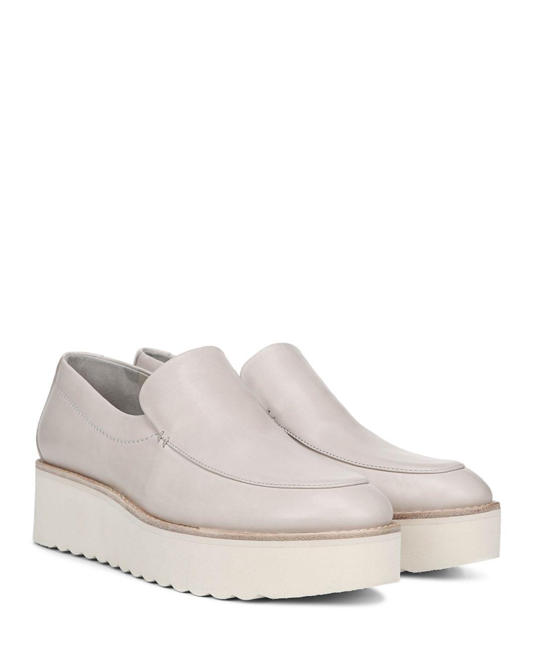 vince white slip on sneakers