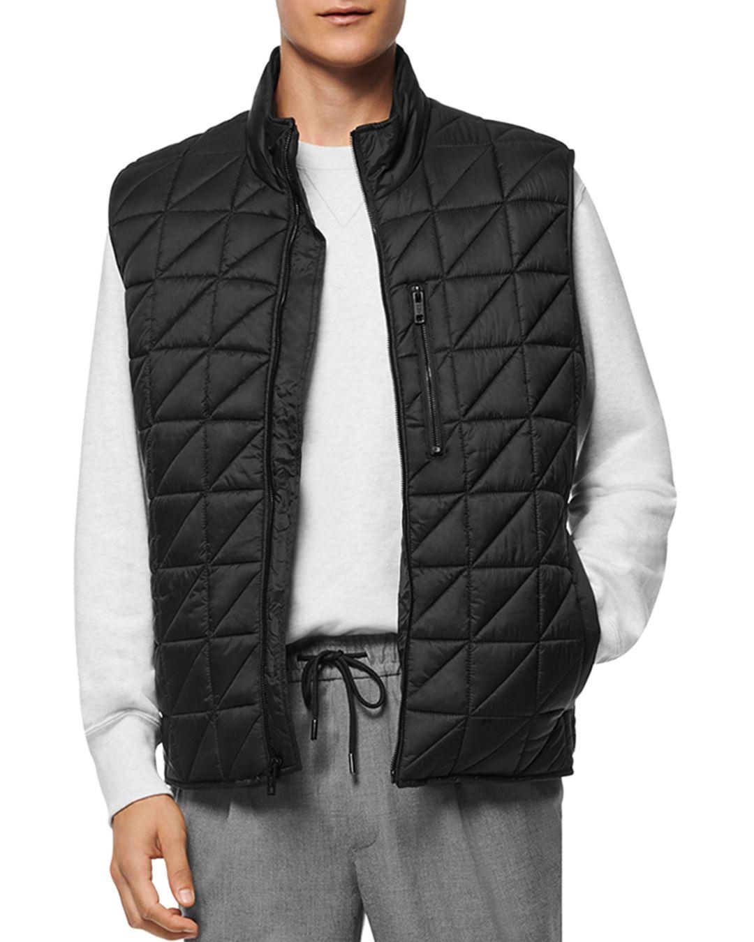 Marc New York Synthetic Bramble Water Resistant Quilted Vest in Black ...