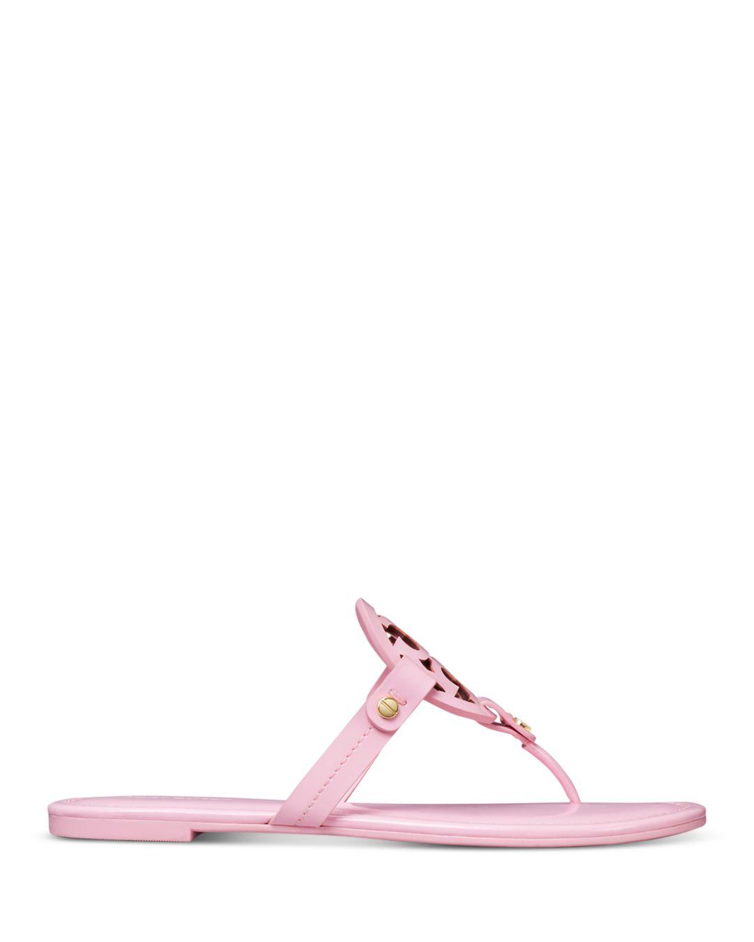 Tory Burch Miller Thong Sandals in Pink | Lyst