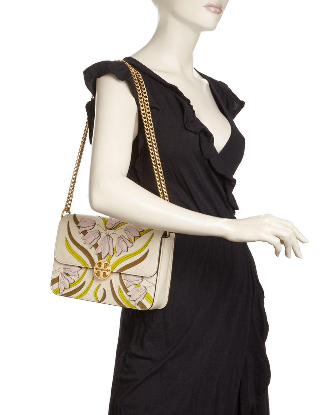 chelsea appliqué convertible shoulder bag