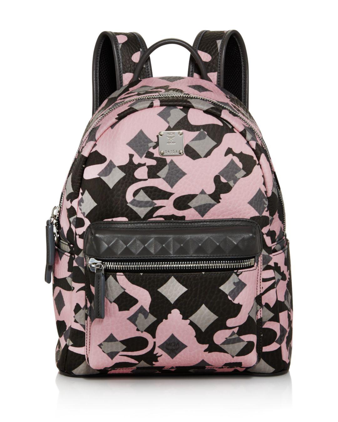 mcm camo backpack