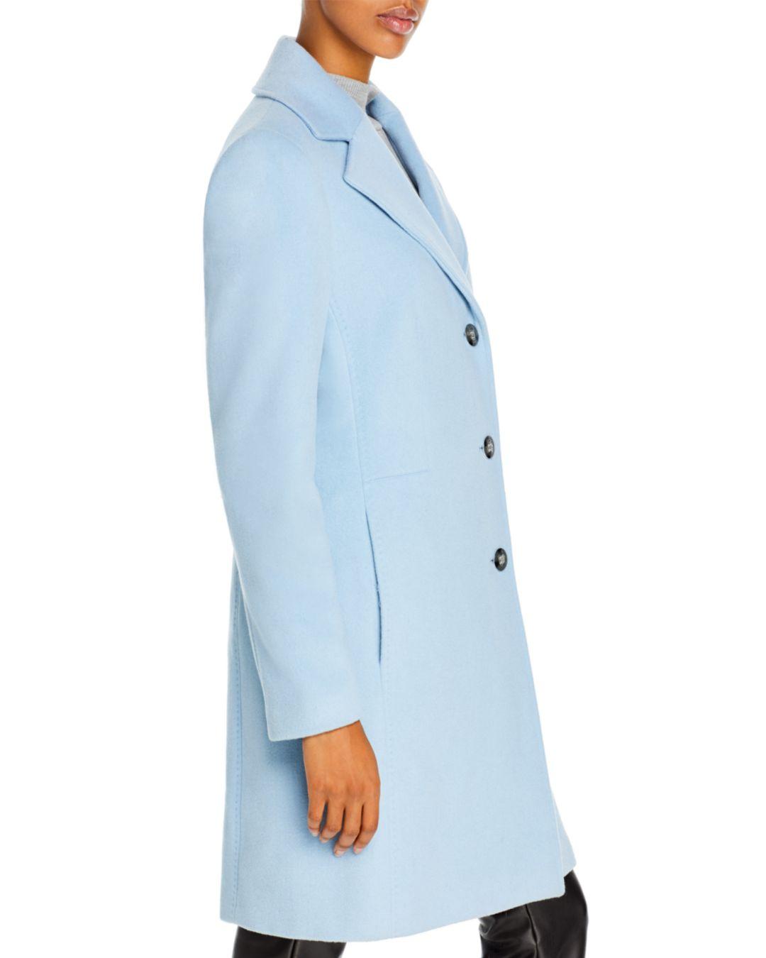 uitbarsting Gedateerd ga sightseeing Calvin Klein Mid - Length Coat in Blue | Lyst