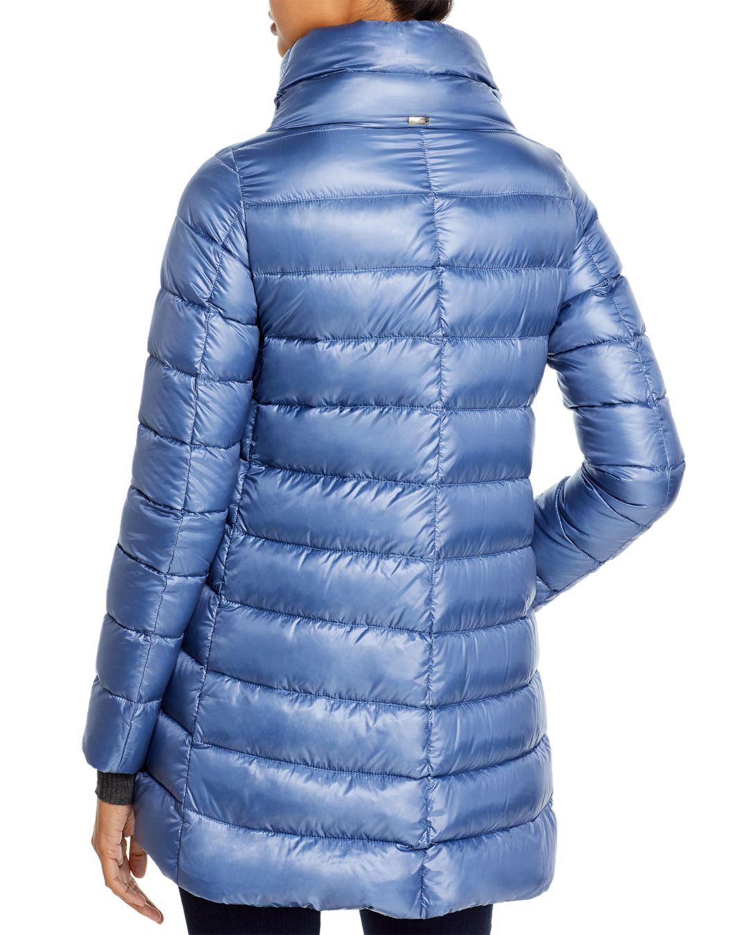 herno stand collar down coat