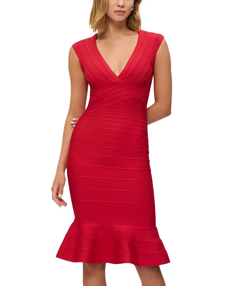 open lace back dress A-line Strapless Cute Homecoming Dress Red Short Prom Dresses EDS028 –  SELINADRESS