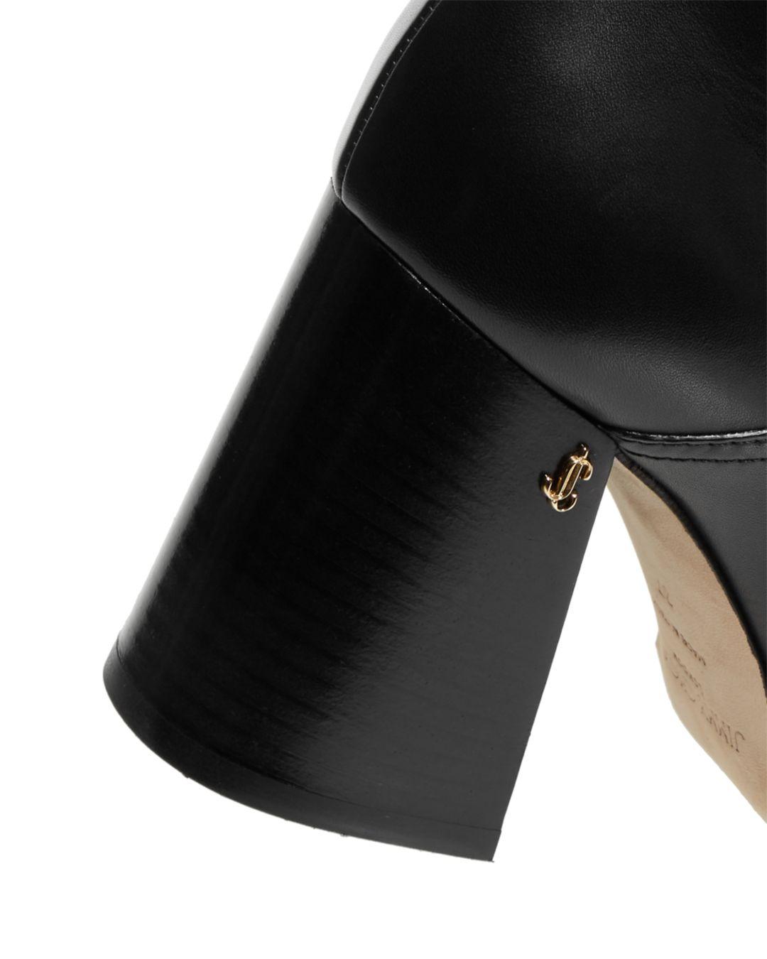 marcella flex snake embossed leather ankle boot