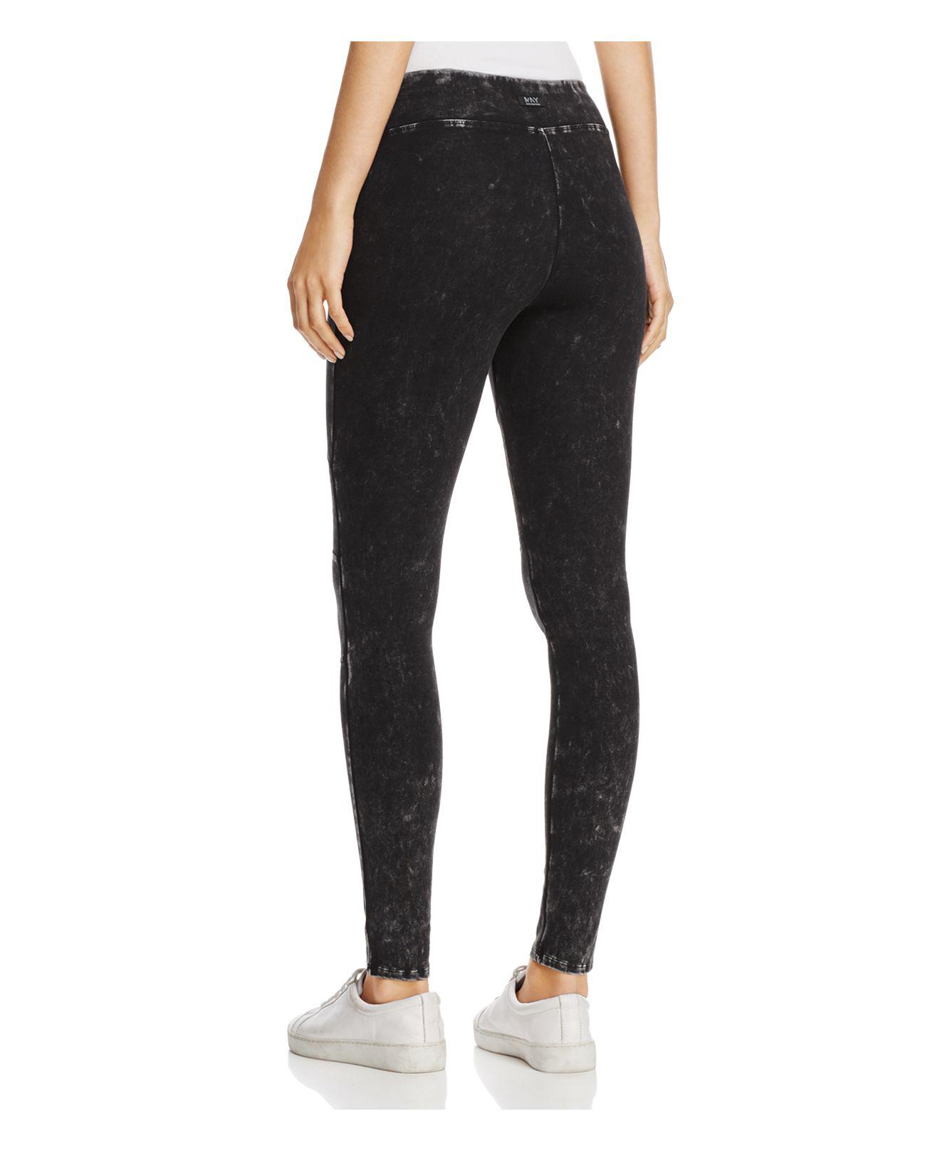 Marc New York Faded Moto Leggings in Black Lyst