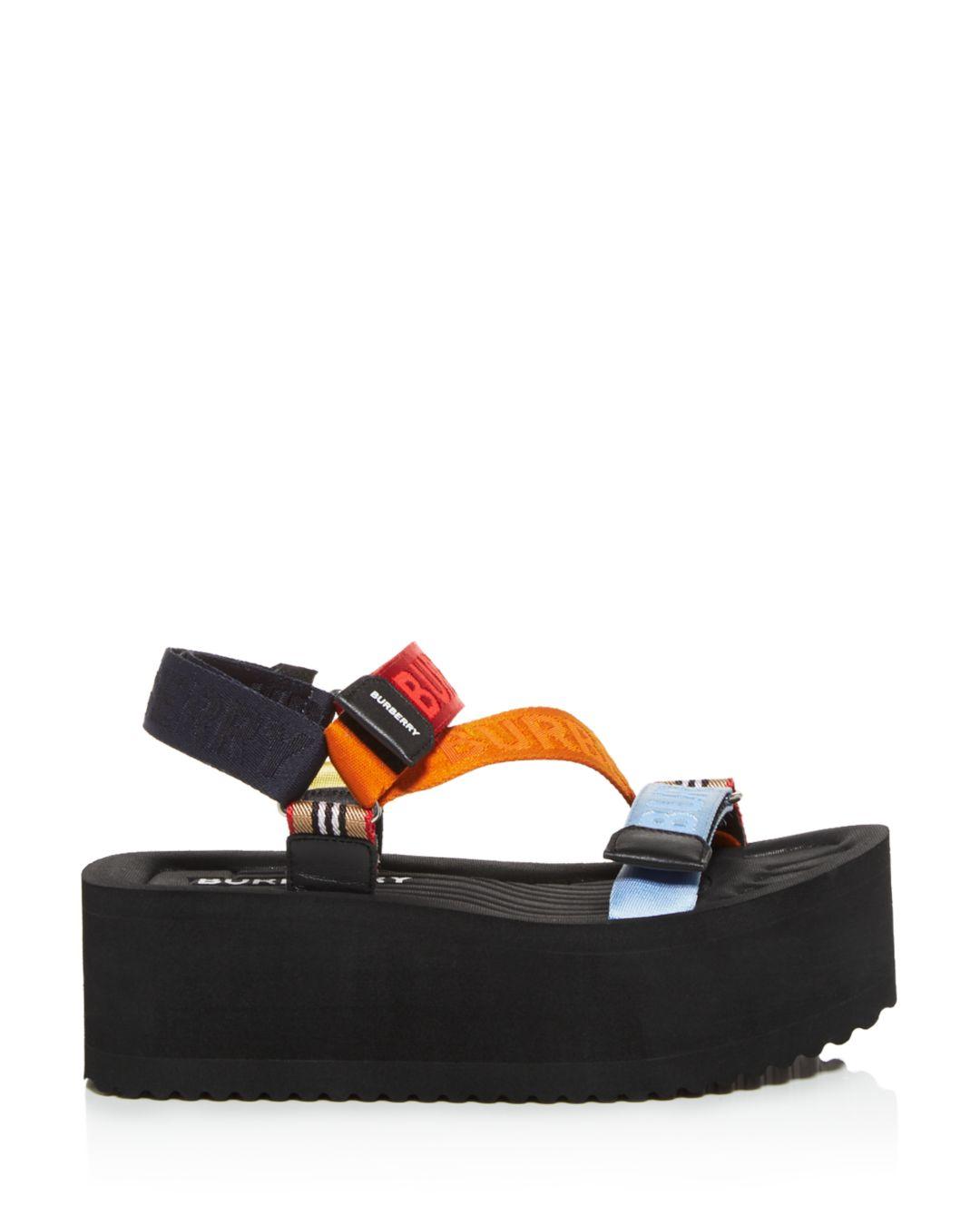 burberry women's patterson platform sandals stores