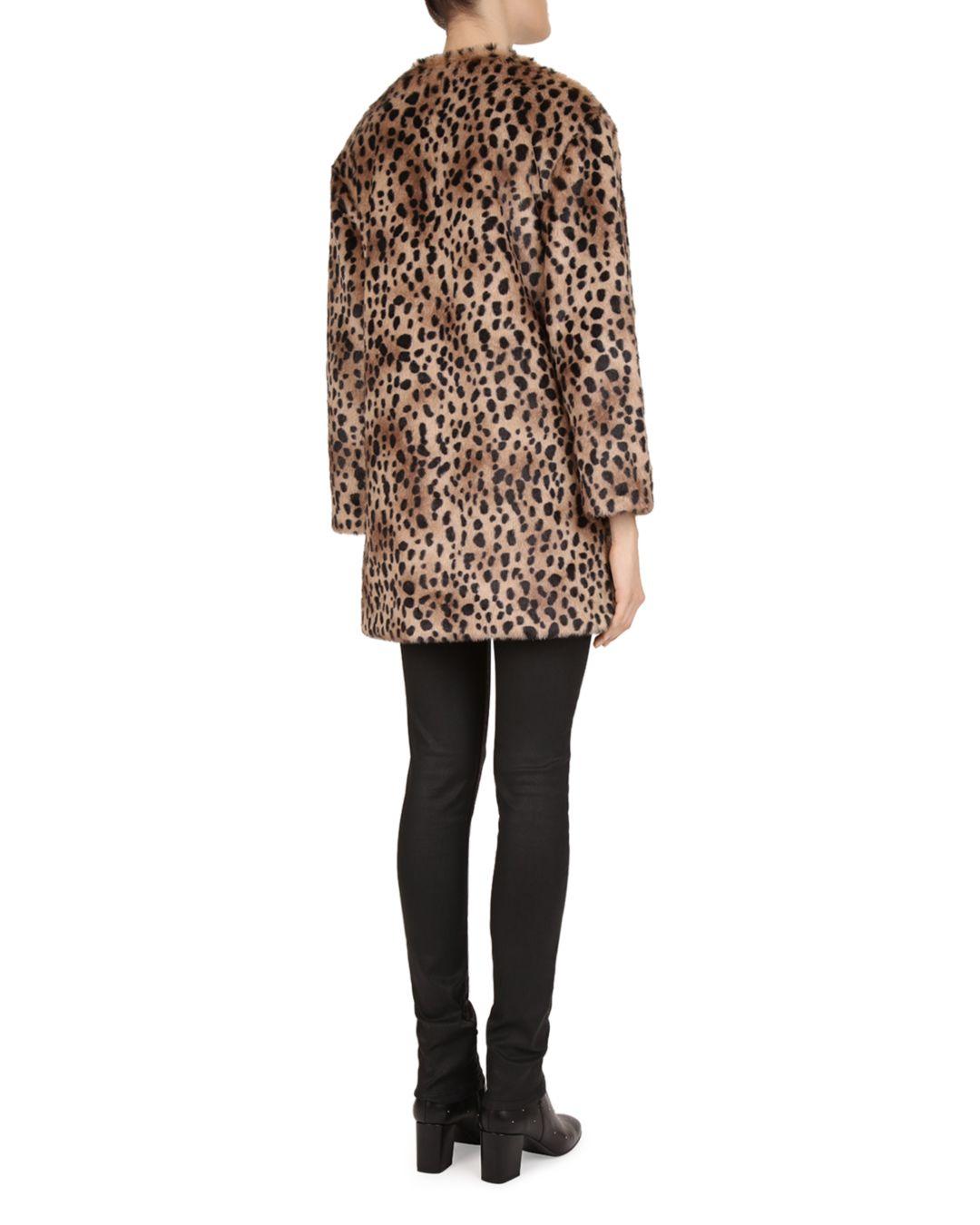 gerard darel leopard print coat